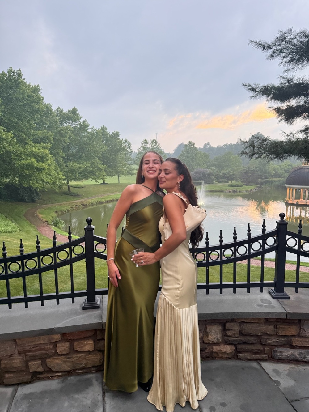 Yellow Satin Formal Slip Dress - Picture 2 of 5